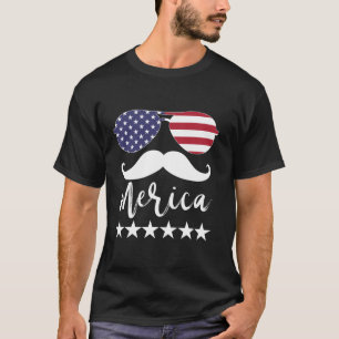 Merica 4th of July American Flag USA America Patri T-Shirt