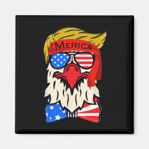 Merica Eagle 4th Of July Independence Day American Magnet