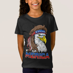 Merica Eagle Mullet 4th of July Men Women American T-Shirt