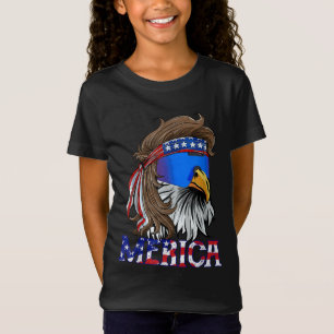 Merica Eagle Mullet American Flag USA Men 4th Of J T-Shirt