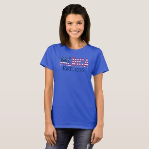 'merica Est. 1776  Patriotic American T-Shirt