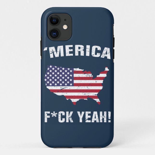 'Merica Fck Yeah! Case-Mate iPhone Case (Back)