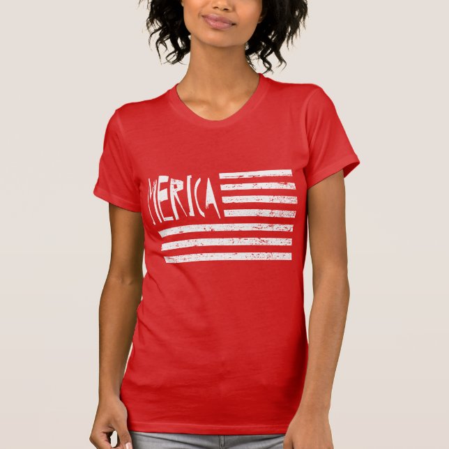 Merica Flag T-Shirt (Front)