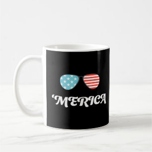 Merica Freedom Usa Patriotic Vintage T-Shirt Coffee Mug
