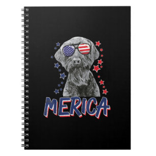 merica giant schnauzer dog 4th of july usa gift notebook