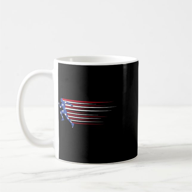 ‘merica Gorilla Flag Sungles Funny Patriotic  Coffee Mug (Left)