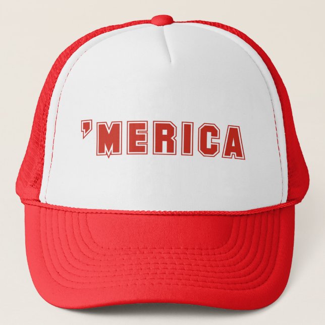 'MERICA Hat (red) (Front)