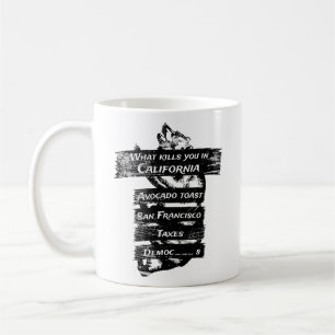 Merica Humour America USA Funny California Coffee Mug