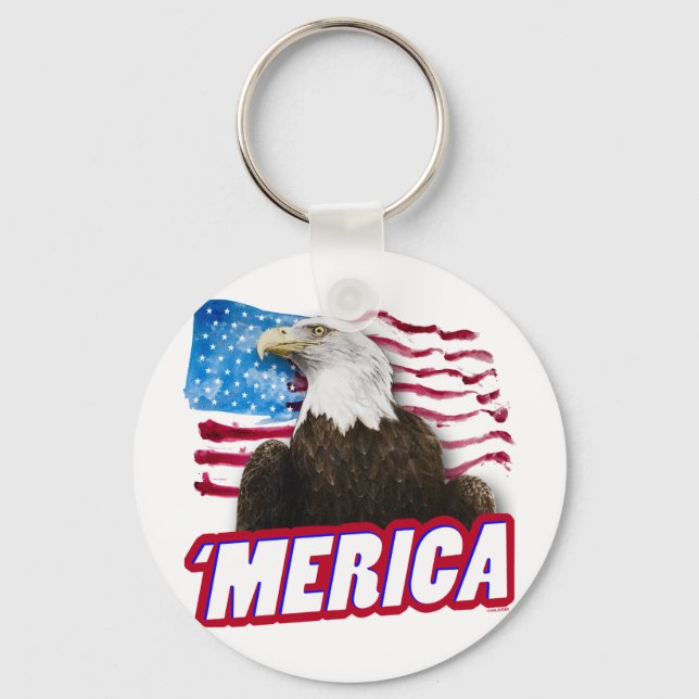 'Merica Key Ring (Front)