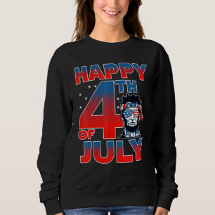 Merica Lincoln Independence Day Happy 4th Of July Sweatshirt