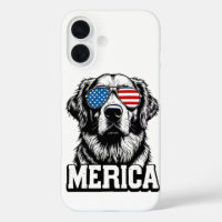 Merica - Patriotic Golden Retriever
