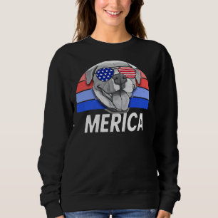 Merica Pit Bull America Pitbull Dog Men Women Usa Sweatshirt