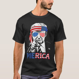 Merica Shirt Happy 4th Of July Merica Trump