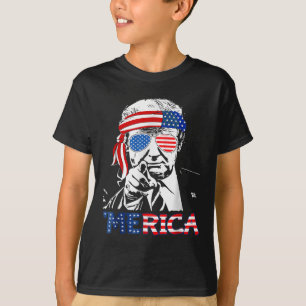 Merica Shirt Happy 4th Of July Merica Trump