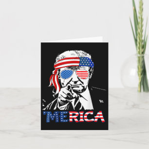 Merica Shirt Happy 4th Of July merica Trump Americ Card