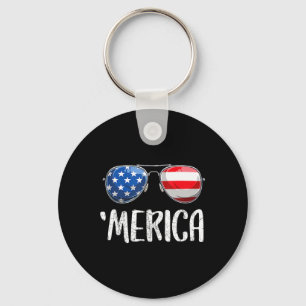 Merica Sungles 4th Of July For Men Women Kids Us Key Ring