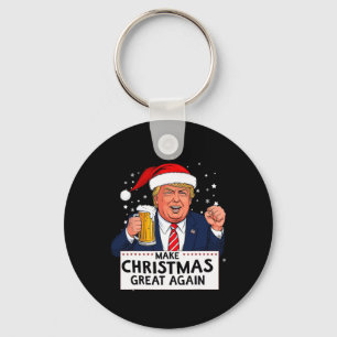 Merica Trump Make Christmas Great Again Key Ring