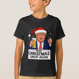 Merica Trump Make Christmas Great Again T-Shirt