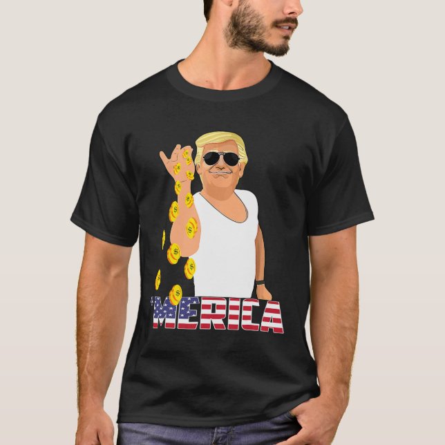 Merica Trump Outfits  T-Shirt (Front)