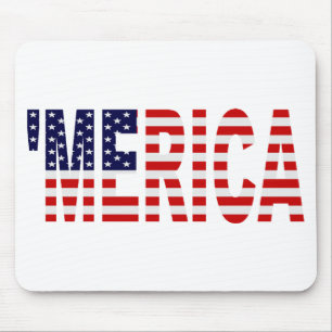 'MERICA US Flag Mousepad
