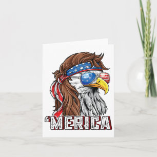 Merica Usa American Flag Patriotic 4th Of July Byl Card