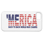 'MERICA World War Champs US Flag iPhone 5 Case