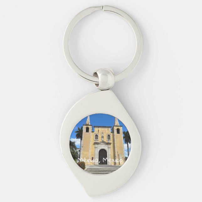 Merida, Mexico - Metal Keychain (Front)