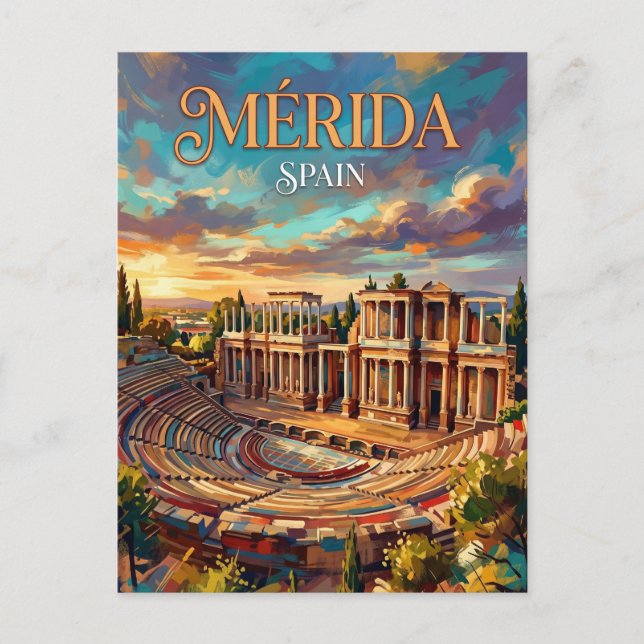 Mérida Spain Postcard (Front)