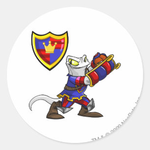 Meridell Team Captain 1 Classic Round Sticker