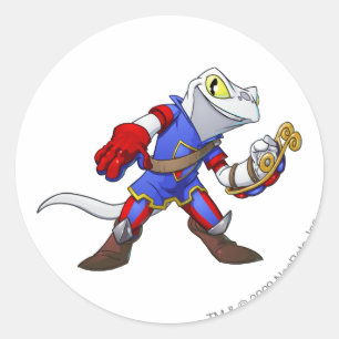 Meridell Team Captain 2 Classic Round Sticker