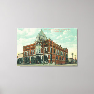 Meridian and Stewart Street Intersection View Canvas Print