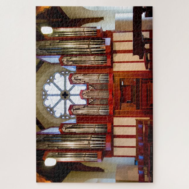 Merivale pipe organ jigsaw puzzle (Vertical)