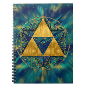 Merkabah in Flower of life Notebook