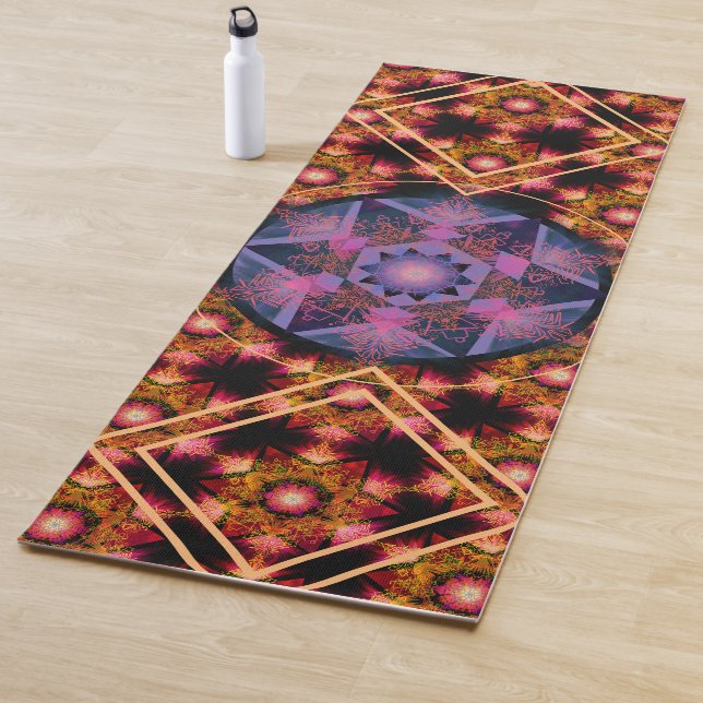 Merkabah Mandala Pattern Yoga Mat (In Situ)