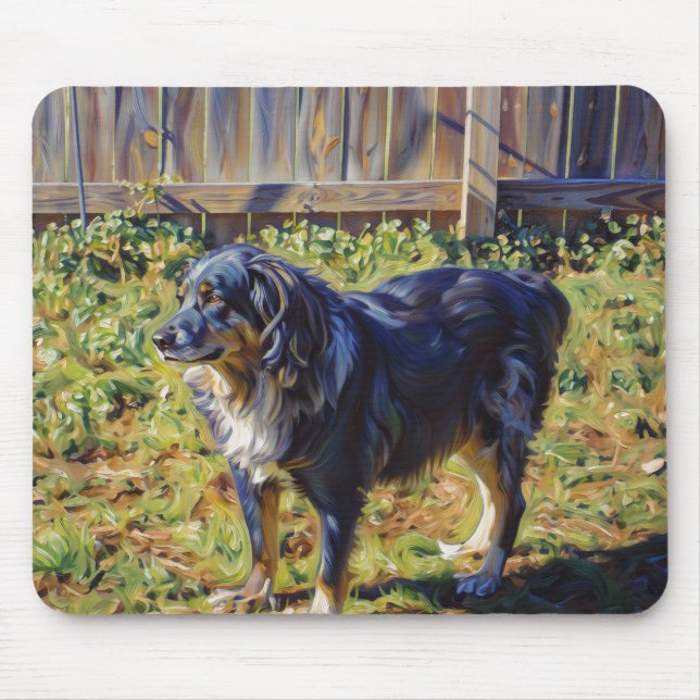 Merle Australian Shepherd  Mouse Pad (Front)