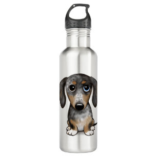 Merle Dapple Dachshund Cute Wiener Dog 710 Ml Water Bottle