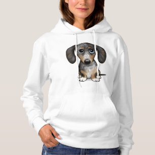 Merle Dapple Dachshund Cute Wiener Dog Hoodie