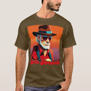 Merle Haggard Retro Fan Design T-Shirt