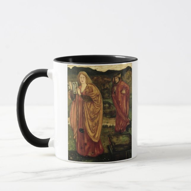 Merlin and Nimue from 'Morte d'Arthur', 1861 Mug (Left)