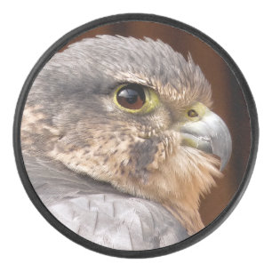 MERLIN FALCON BIRD OF PREY HOCKEY PUCK