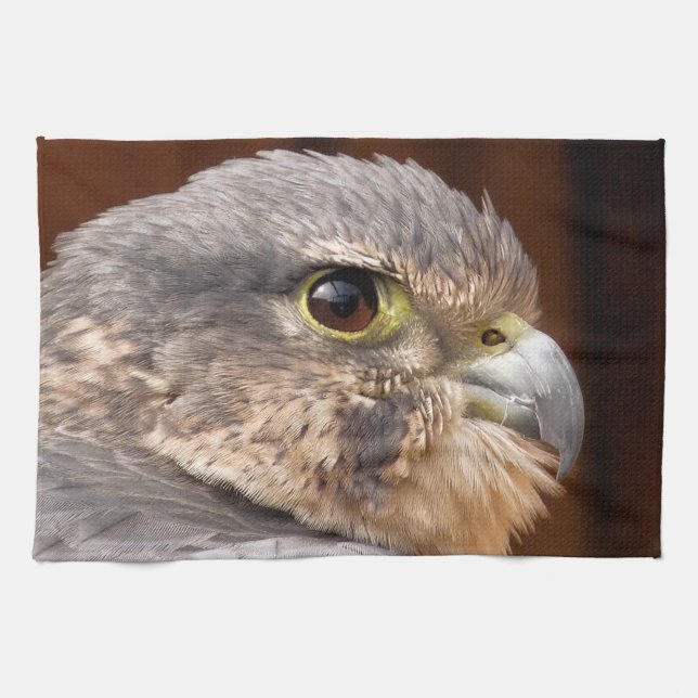 MERLIN FALCON BIRD OF PREY TEA TOWEL (Horizontal)