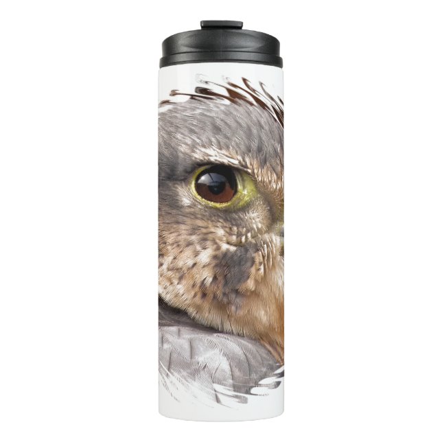 MERLIN FALCON BIRD OF PREY THERMAL TUMBLER (Front)