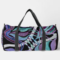 MerlinMystique & C/M on duffle, gym bag