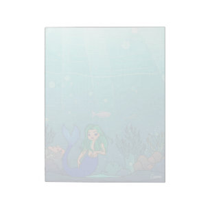 Mermaid - 11" x 8.5" Notepad