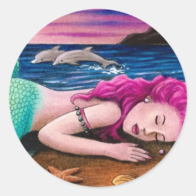 mermaid 12 sticker (Front)