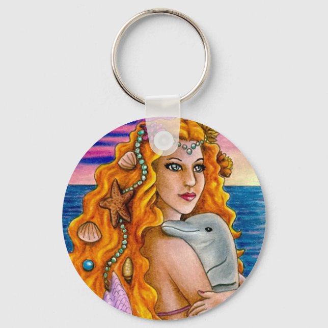 mermaid 13 Keychain (Front)