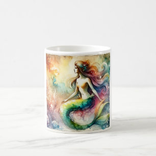 Mermaid 190624AREF102 - Watercolor Coffee Mug