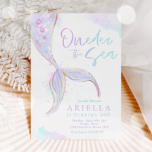 Mermaid 1st Birthday Party ONEder The Sea Mermaid