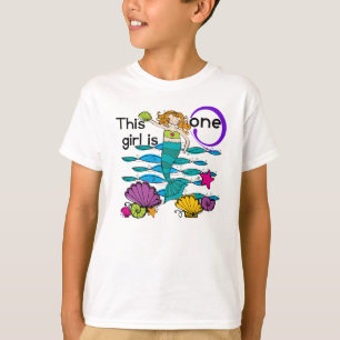 Mermaid 1st Birthday Tshirts and Gifts