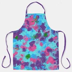 Mermaid Abstract Splatter Apron